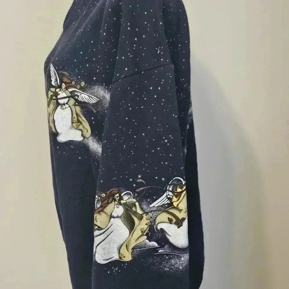 Vintage Art Unlimited Sportswear Sweatshirt With Angels Size XL EUC - Picture 8 of 16